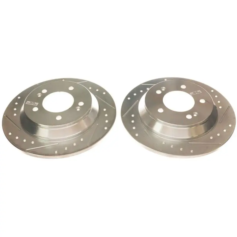 Power Stop 18-20 Hyundai Kona Rear Evolution Drilled & Slotted Rotors - Pair 1