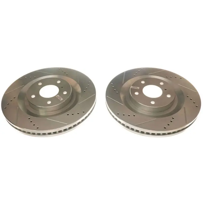 Power Stop 19-20 Infiniti Qx50 Front Evolution Drilled & Slotted Rotors - Pair 1