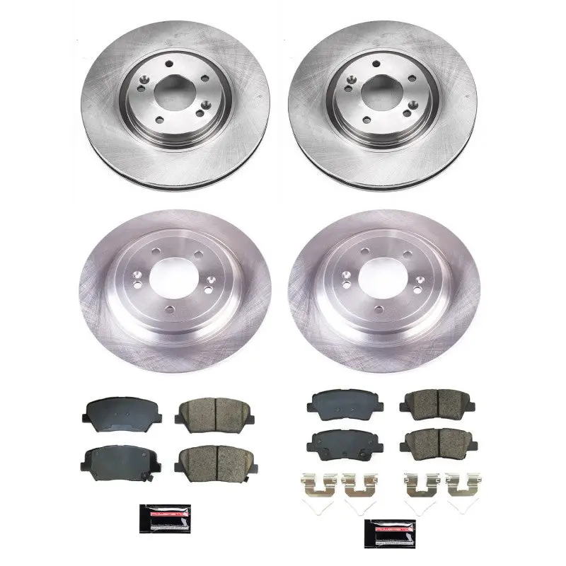 Power Stop 19-21 Hyundai Nexo Front & Rear Autospecialty Brake Kit 1