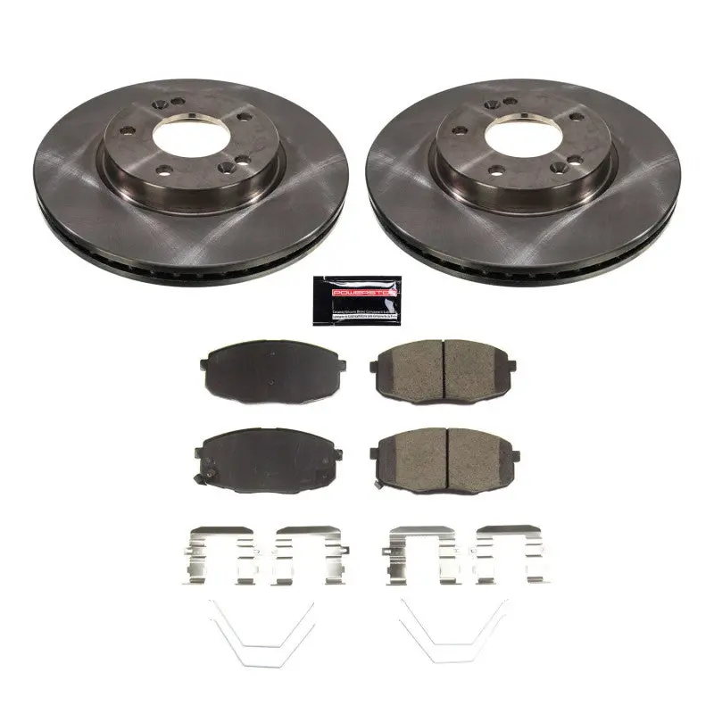 Power Stop 19-22 Kia Forte Front Autospecialty Brake Kit 1