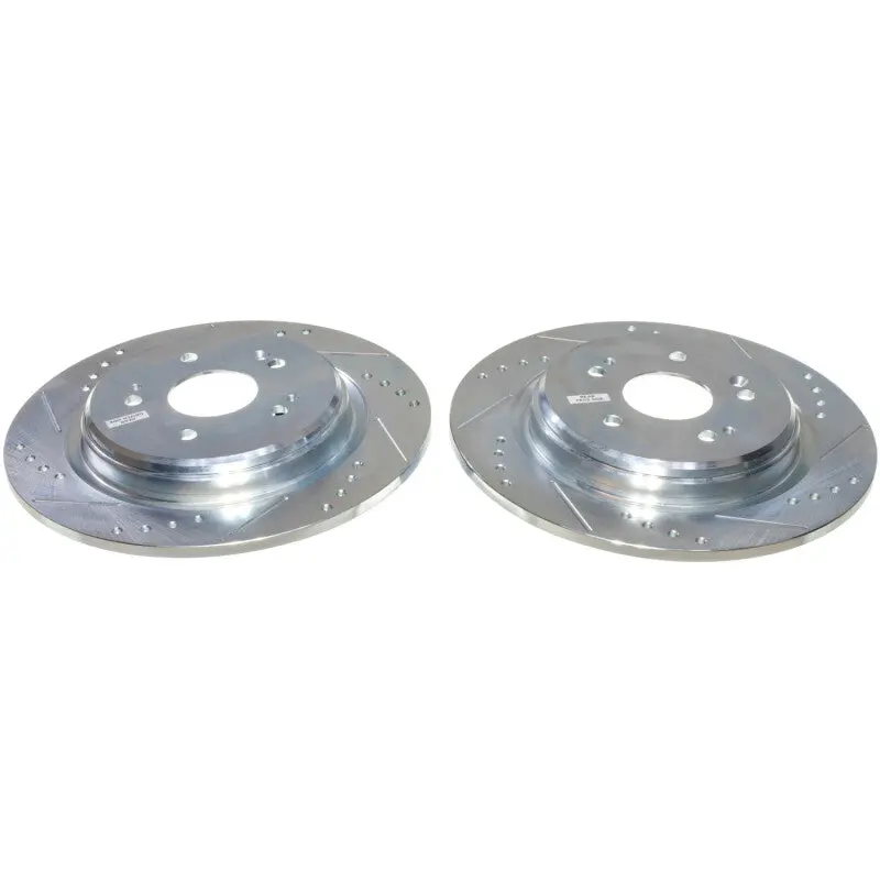 Power Stop 19-24 Acura Rdx Rear Drilled & Slotted Rotor - Pair 1