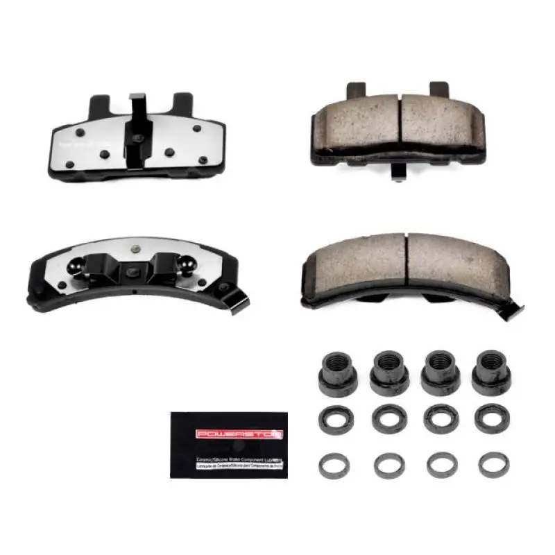 Power Stop 1993 Cadillac 60 Special Front Z36 Truck & Tow Brake Pads W/Hardware 1