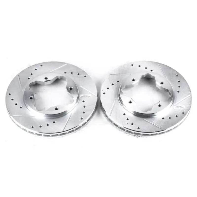 Power Stop 1997 Acura Cl Front Evolution Drilled & Slotted Rotors - Pair 1