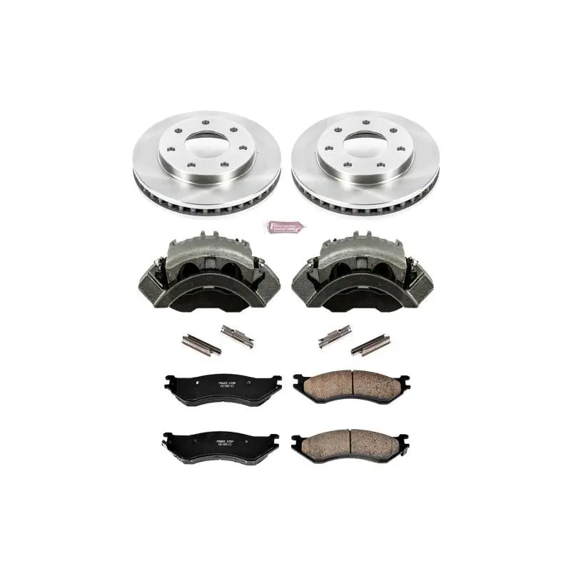 Power Stop 1997 Ford F-250 Hd Front Autospecialty Kit W/Cals 1