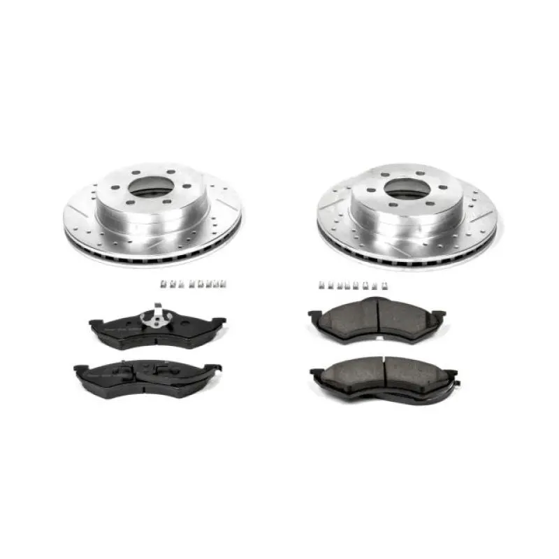 Power Stop 1999 Dodge Dakota Front Z23 Evolution Sport Brake Kit 1