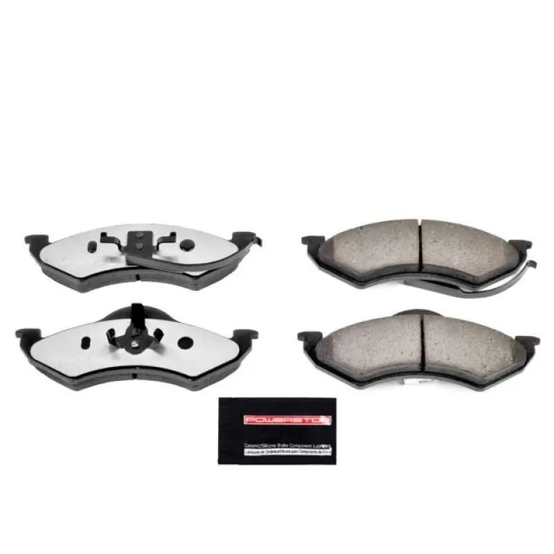 Power Stop 1999 Dodge Dakota Front Z36 Truck & Tow Brake Pads W/Hardware 1