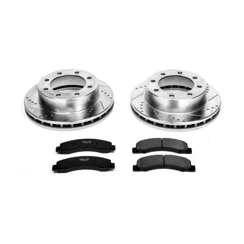 Power Stop 1999 Ford F-250 Super Duty Front Z23 Evolution Sport Brake Kit 1