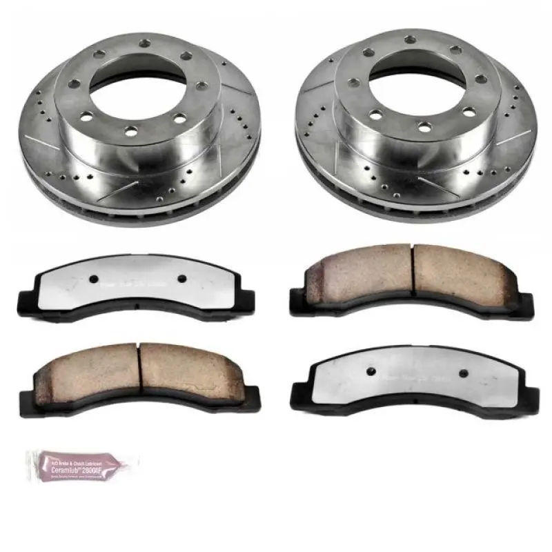 Power Stop 1999 Ford F-250 Super Duty Front Z36 Truck & Tow Brake Kit 1