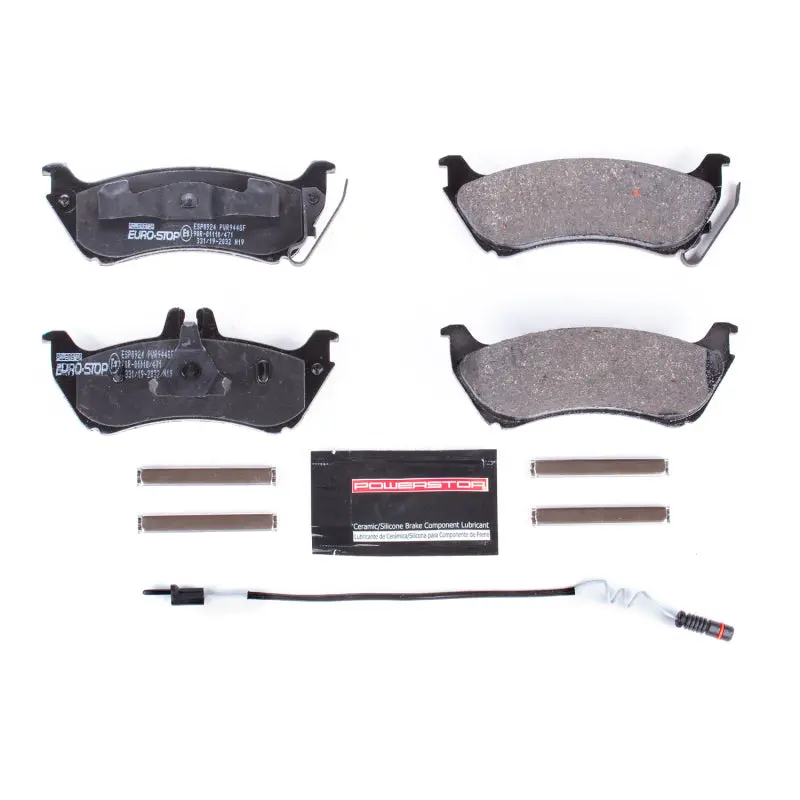 Power Stop 1999 Mercedes-Benz Ml430 Euro-Stop Ece-R90 Rear Brake Pads 1