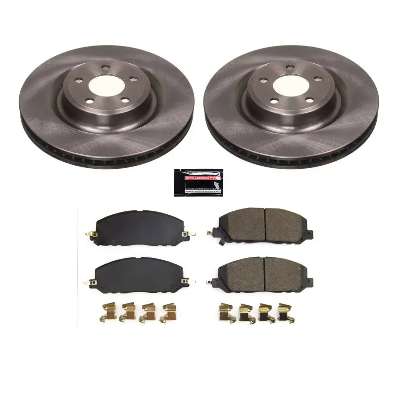 Power Stop 20-22 Lincoln Aviator Front Autospecialty Brake Kit 1
