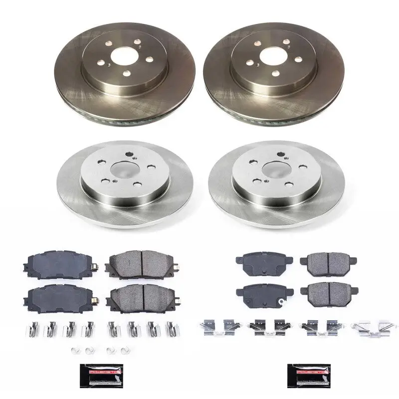 Power Stop 20-22 Toyota Prius Prime Front And Rear Autospecialty Brake Kit 1