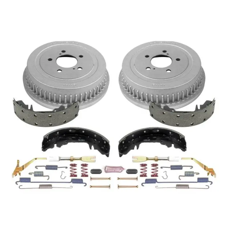 Power Stop 2000 Chrysler Grand Voyager Rear Autospecialty Drum Kit 1