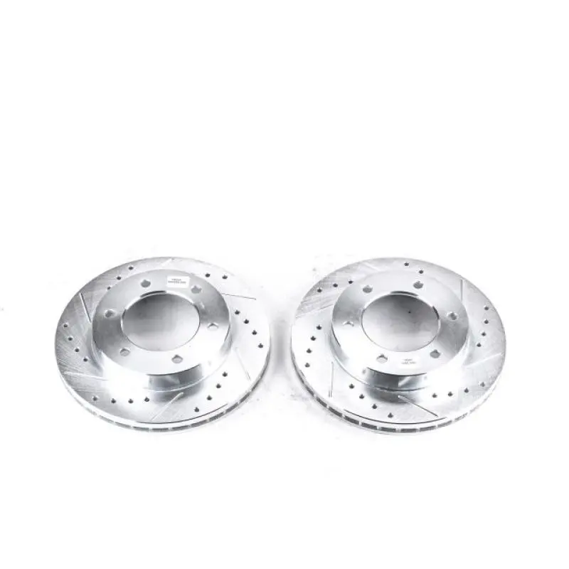 Power Stop 2002 Honda Passport Front Evolution Drilled & Slotted Rotors - Pair 1