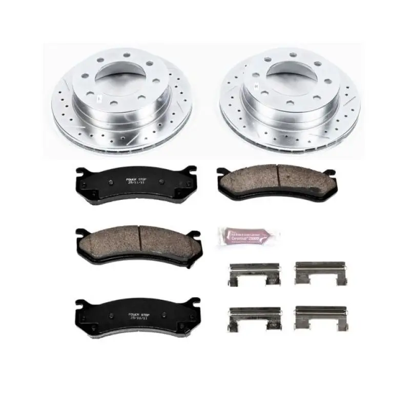 Power Stop 2003 Chevrolet Silverado 1500 Hd Rear Z23 Evolution Sport Brake Kit 1