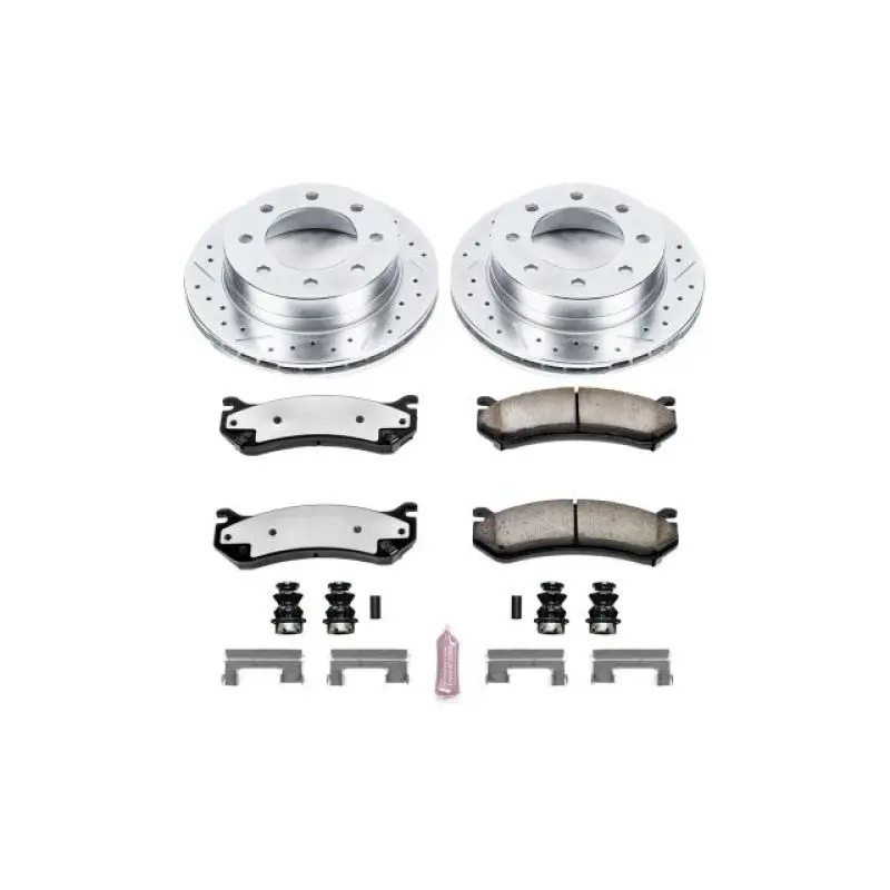 Power Stop 2003 Chevrolet Silverado 1500 Hd Rear Z36 Truck & Tow Brake Kit 1