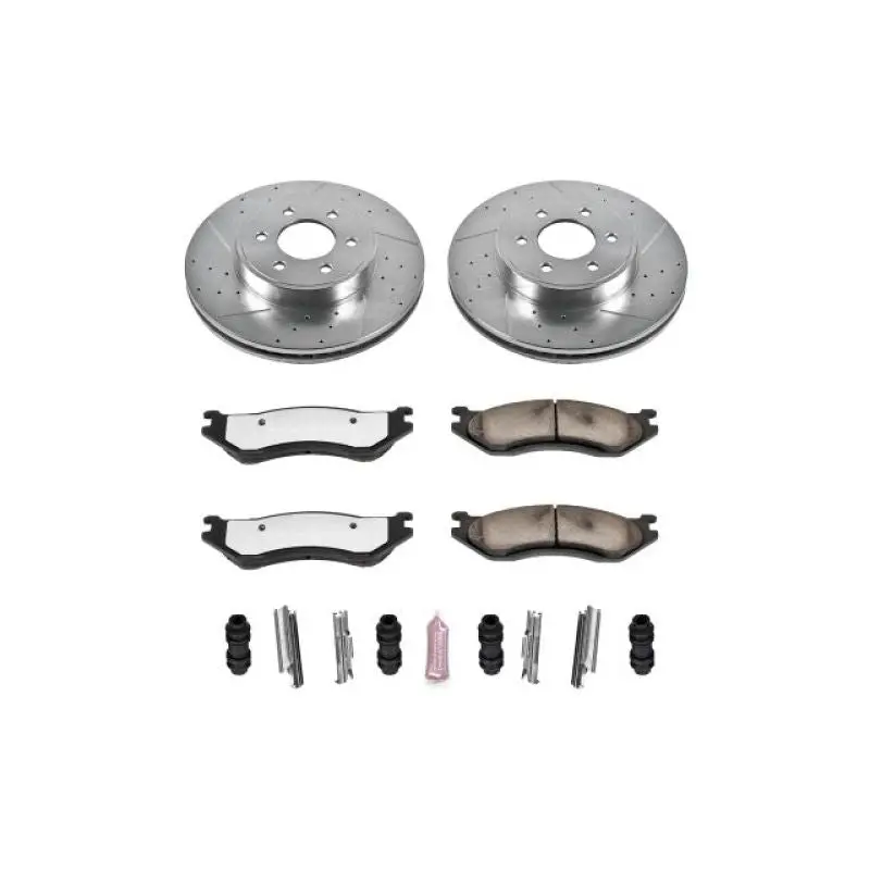 Power Stop 2003 Dodge Durango Front Z36 Truck & Tow Brake Kit 1