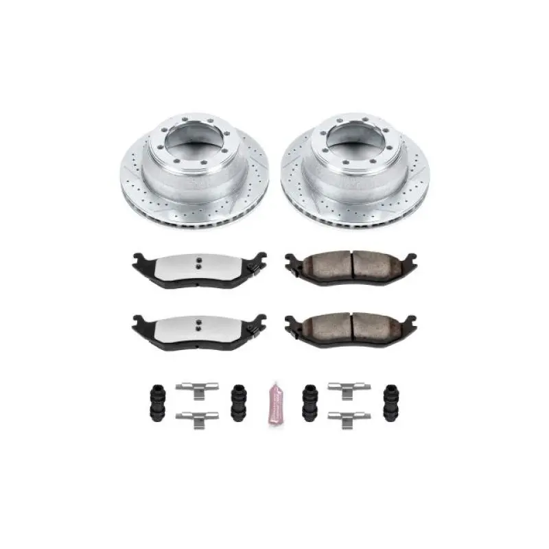 Power Stop 2003 Dodge Durango Rear Z36 Truck & Tow Brake Kit 1