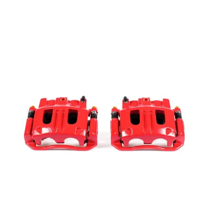 Power Stop 2003 Ford Explorer Sport Front Red Calipers W/Brackets - Pair 1