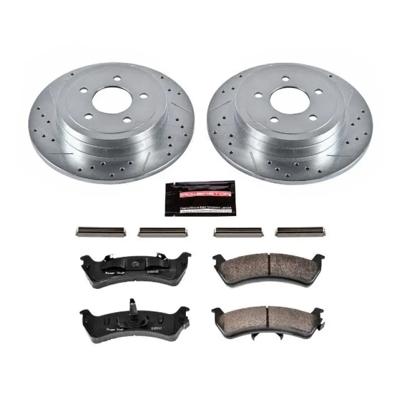 Power Stop 2003 Ford Explorer Sport Rear Z23 Evolution Sport Brake Kit 1