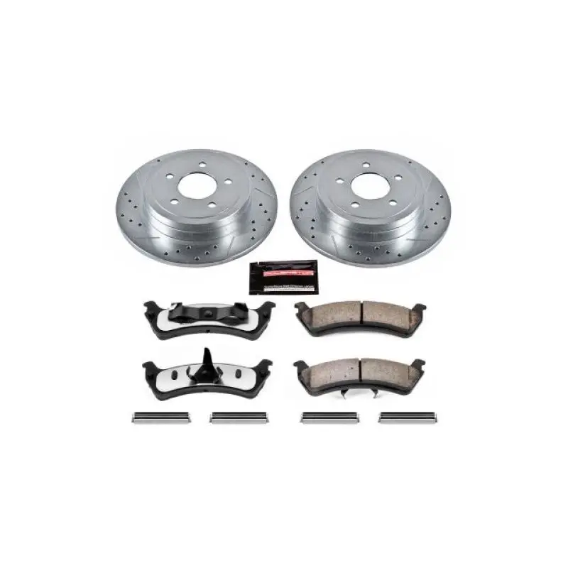Power Stop 2003 Ford Explorer Sport Rear Z36 Truck & Tow Brake Kit 1