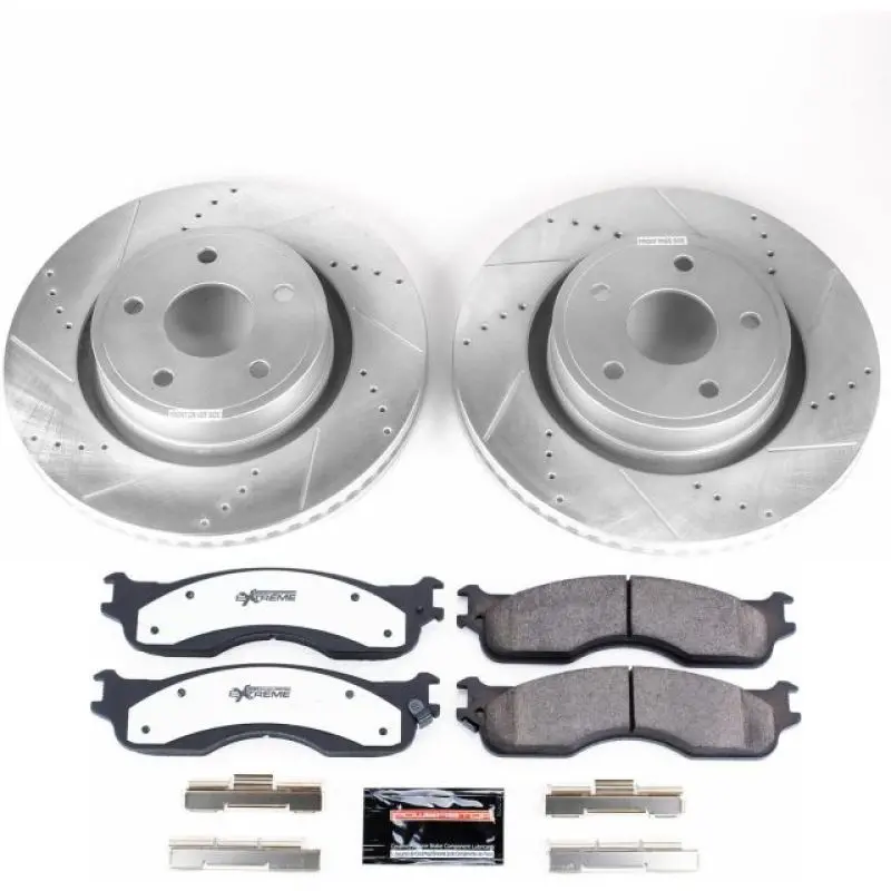 Power Stop 2004 Dodge Ram 1500 Front Z36 Truck & Tow Brake Kit 1