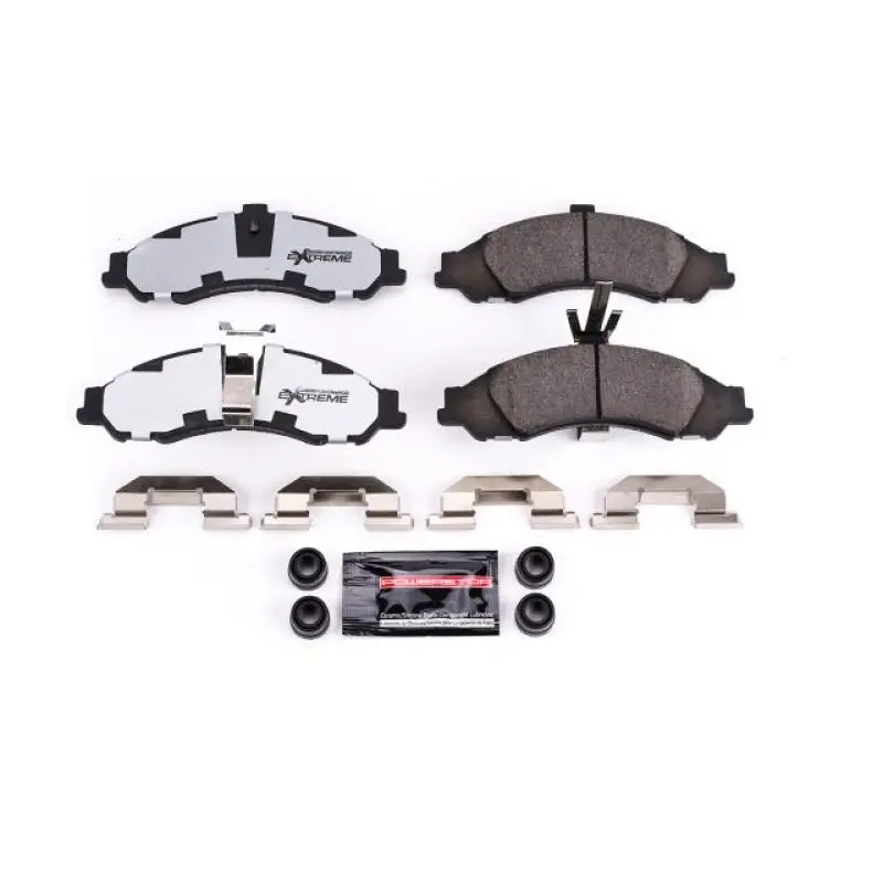 Power Stop 2004 Pontiac Gto Front Z26 Extreme Street Brake Pads W/Hardware 1