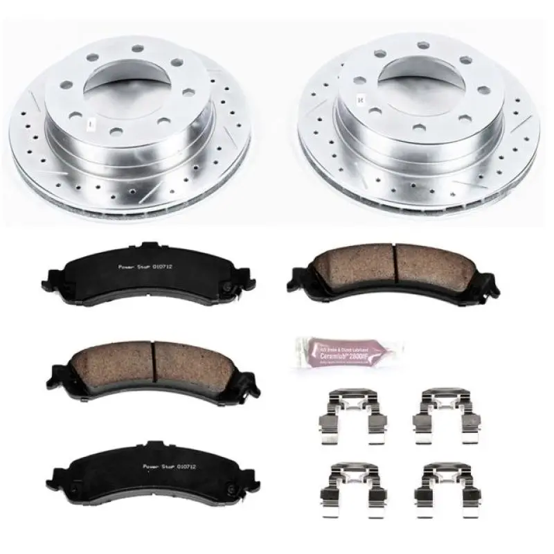 Power Stop 2005 Chevrolet Silverado 1500 Hd Rear Z23 Evolution Sport Brake Kit 1