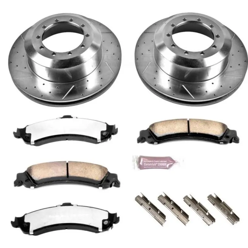Power Stop 2005 Chevrolet Silverado 1500 Hd Rear Z36 Truck & Tow Brake Kit 1