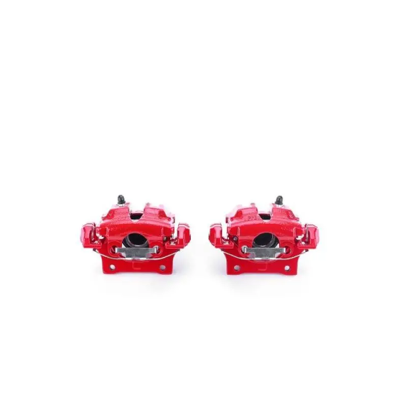 Power Stop 2006 Bmw 325I Rear Red Calipers W/Brackets - Pair 1