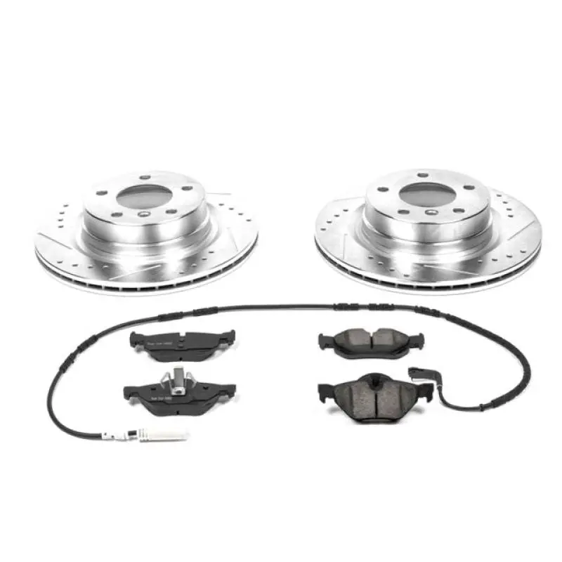 Power Stop 2006 Bmw 325I Rear Z23 Evolution Sport Brake Kit 1