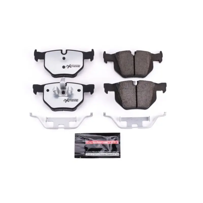 Power Stop 2006 Bmw 330Ci Rear Z26 Extreme Street Brake Pads W/Hardware 1