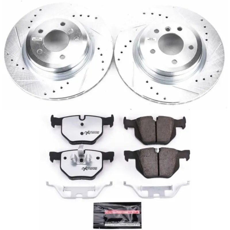 Power Stop 2006 Bmw 330I Rear Z26 Street Warrior Brake Kit 1
