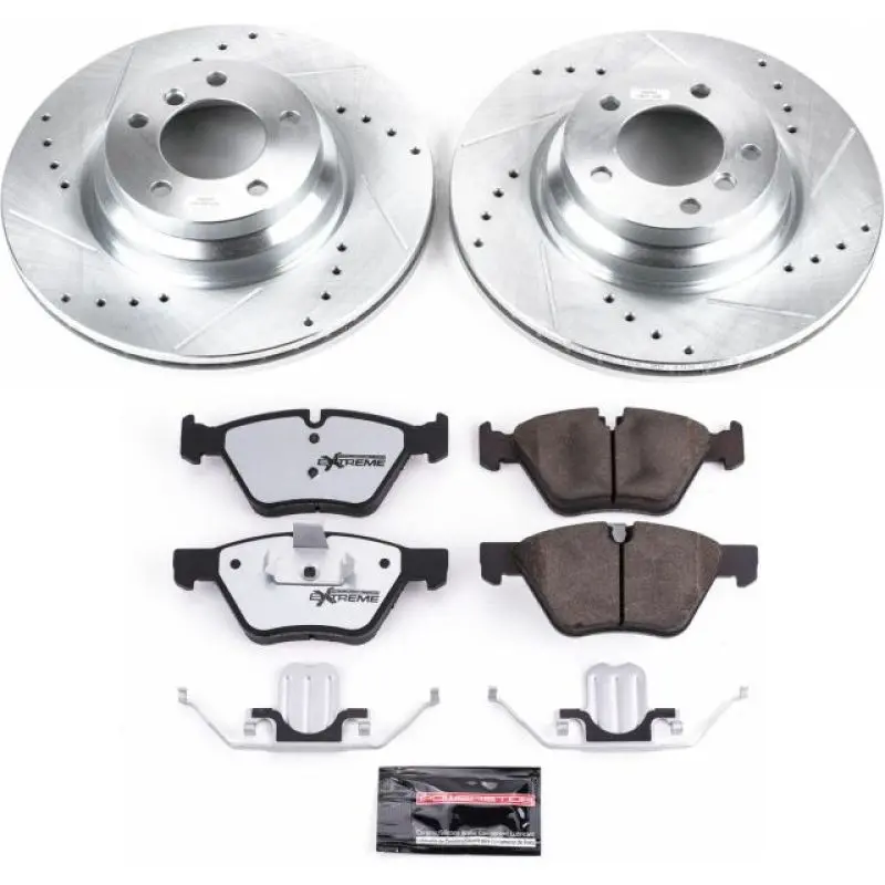 Power Stop 2006 Bmw 330Xi Front Z26 Street Warrior Brake Kit 1