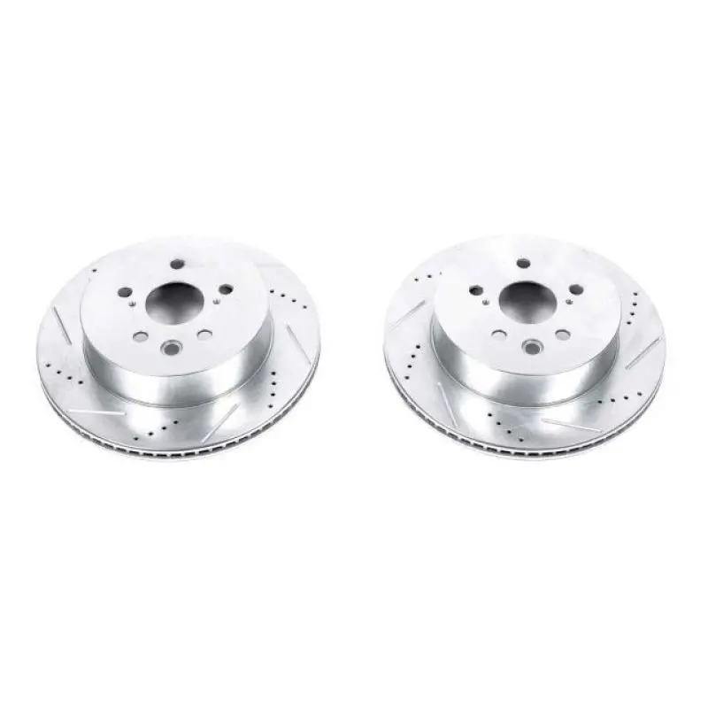 Power Stop 2006 Lexus Gs300 Rear Evolution Drilled & Slotted Rotors - Pair 1