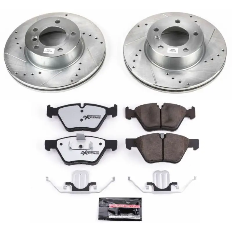 Power Stop 2007 Bmw 328I Front Z26 Street Warrior Brake Kit 1