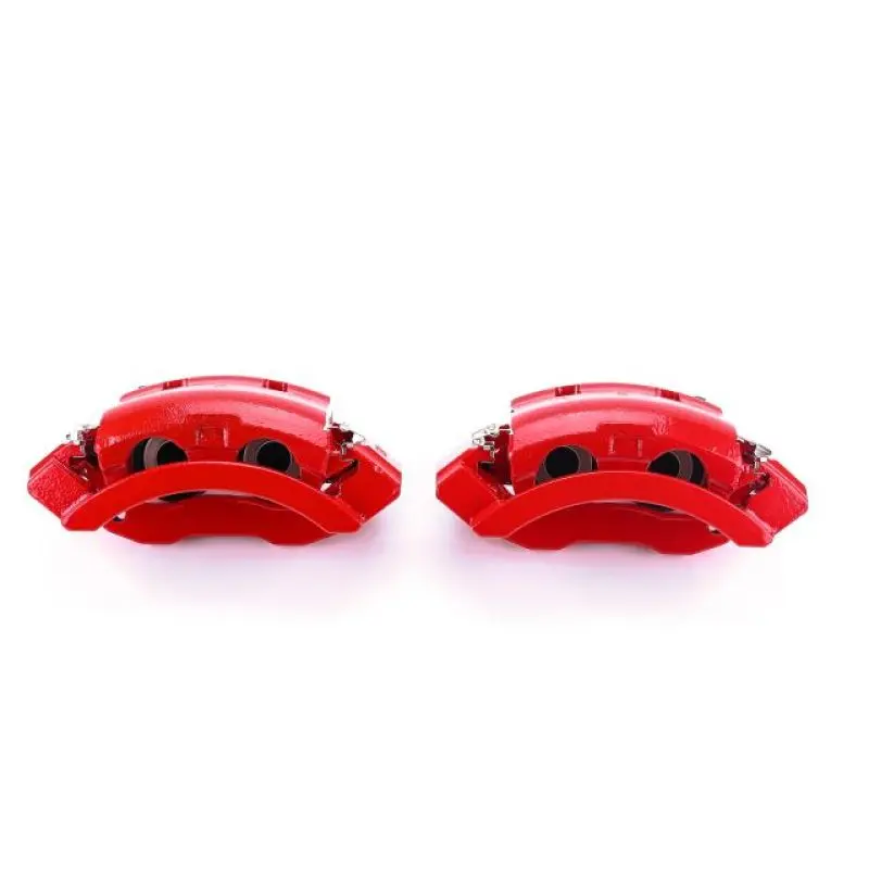 Power Stop 2007 Ford E-150 Rear Red Calipers W/Brackets - Pair 1