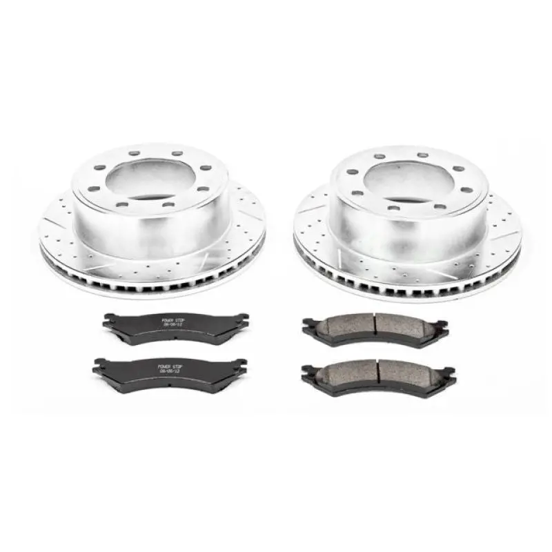 Power Stop 2007 Ford E-150 Rear Z23 Evolution Sport Brake Kit 1