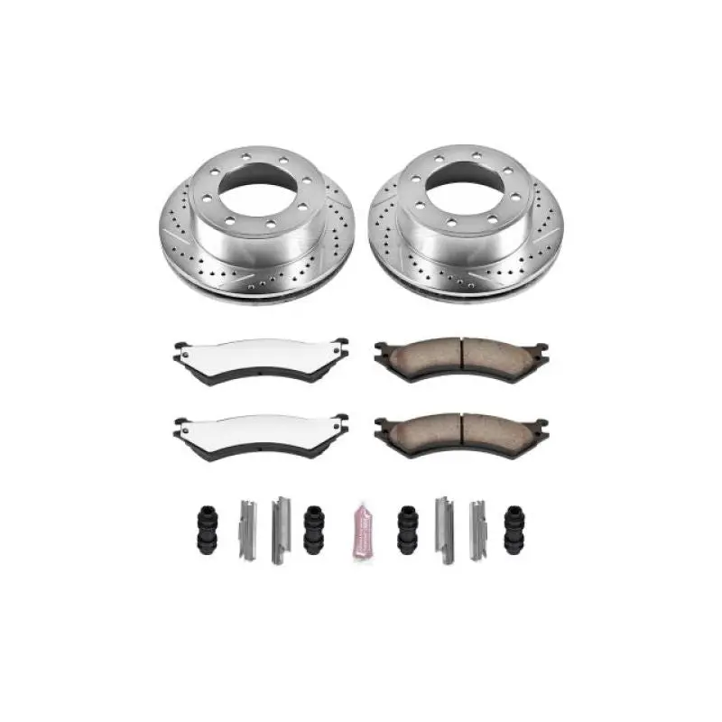 Power Stop 2007 Ford E-150 Rear Z36 Truck & Tow Brake Kit 1