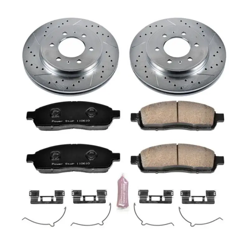Power Stop 2009 Ford F-150 Front Z23 Evolution Sport Brake Kit 1