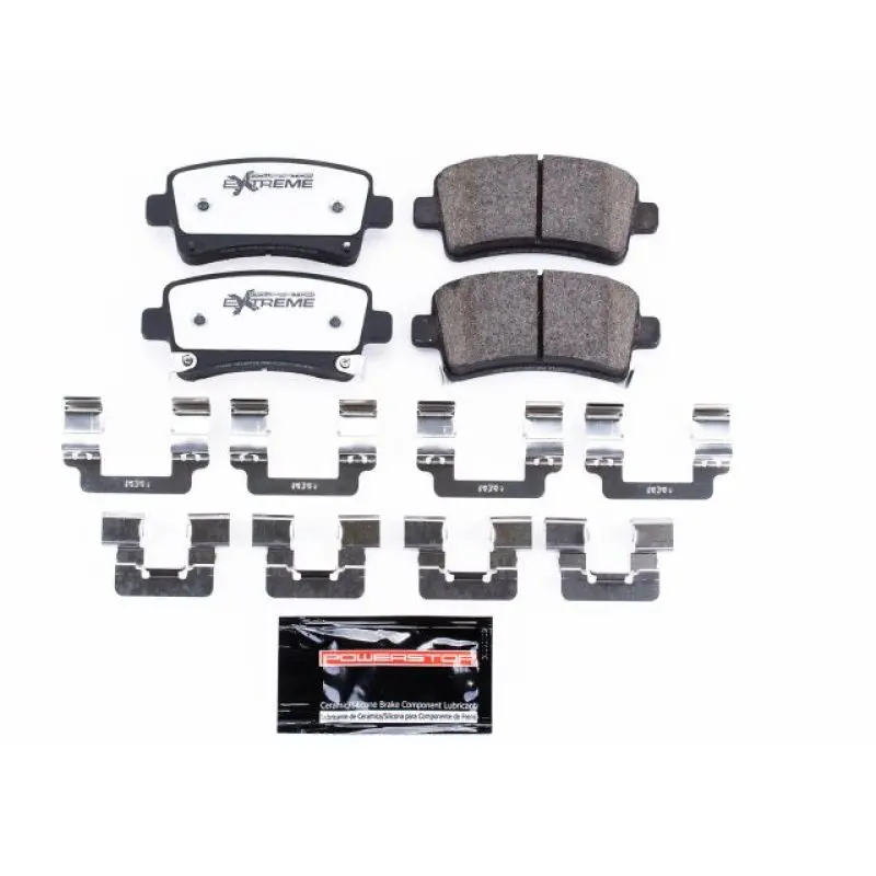 Power Stop 2010 Buick Allure Rear Z26 Extreme Street Brake Pads W/Hardware 1