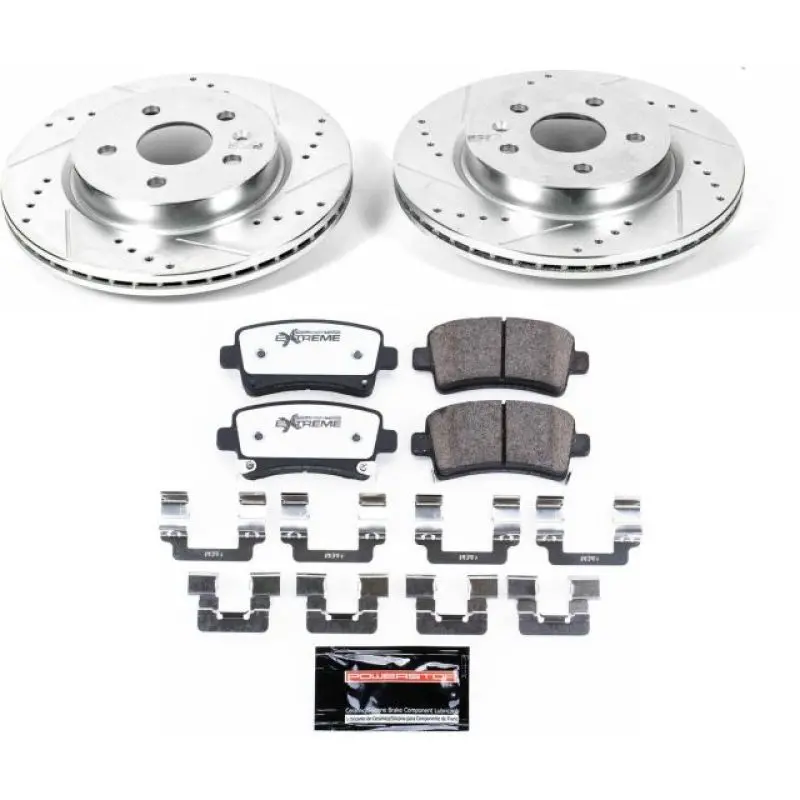 Power Stop 2010 Buick Allure Rear Z26 Street Warrior Brake Kit 1