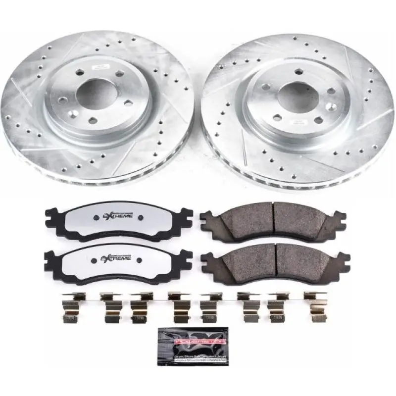 Power Stop 2010 Ford Taurus Front Z36 Truck & Tow Brake Kit 1