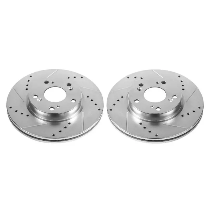 Power Stop 2013 Acura Ilx Front Evolution Drilled & Slotted Rotors - Pair 1