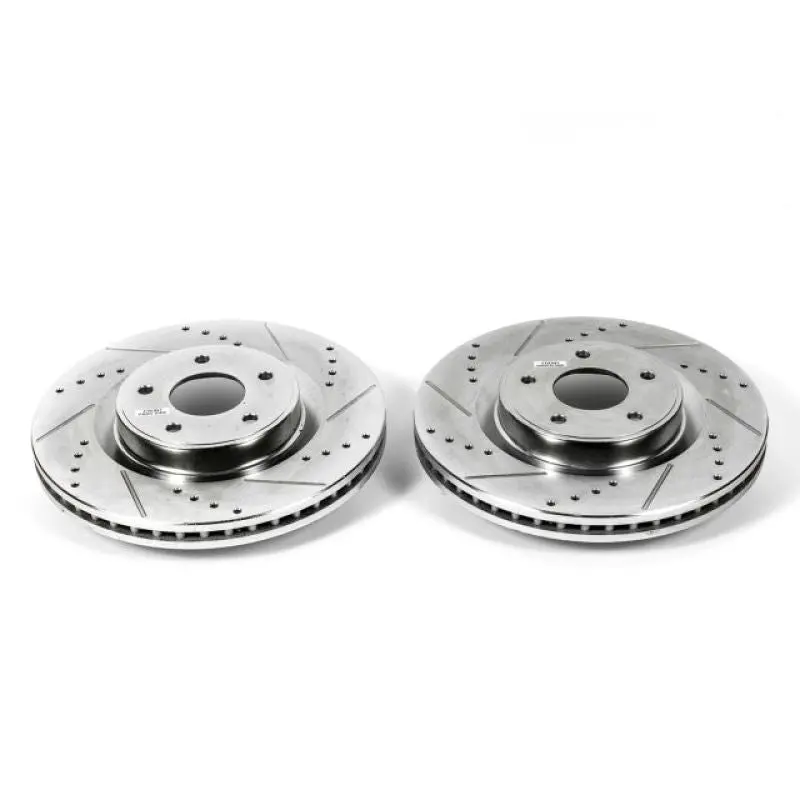 Power Stop 2013 Infiniti Jx35 Front Evolution Drilled & Slotted Rotors - Pair 1