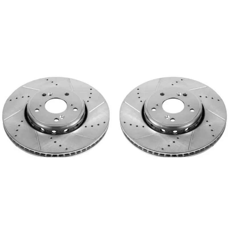 Power Stop 2016 Acura Ilx Front Evolution Drilled & Slotted Rotors - Pair 1