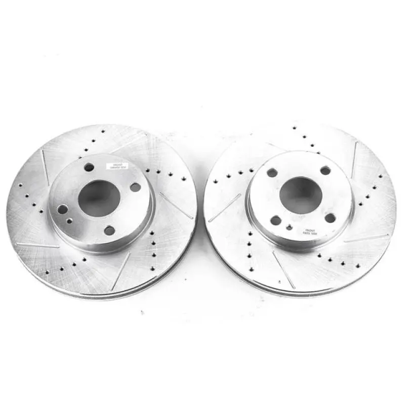 Power Stop 2016 Scion Ia Front Evolution Drilled & Slotted Rotors - Pair 1
