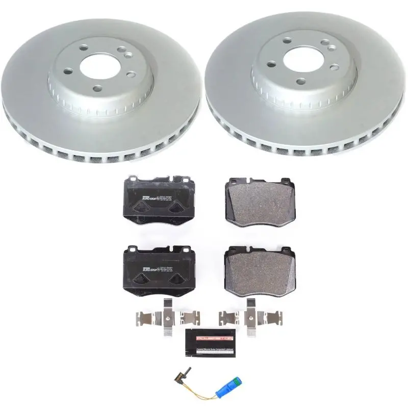 Power Stop 2017 Mercedes-Benz E300 Front Euro-Stop Brake Kit 1