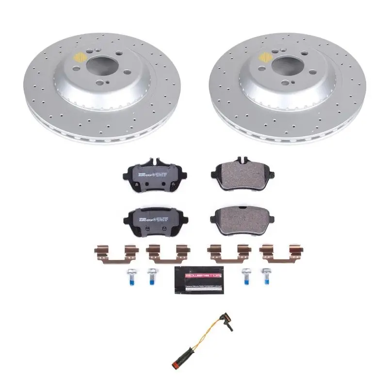 Power Stop 2018 Mercedes-Benz S450 Rear Euro-Stop Brake Kit 1