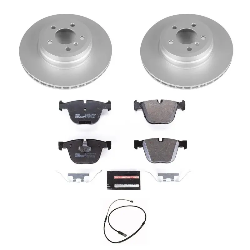 Power Stop 2019 Bmw X6 Rear Euro-Stop Brake Kit 1