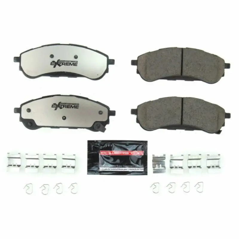 Power Stop 2019 Ford Ranger Rear Z36 Truck & Tow Brake Pads W/Hardware 1